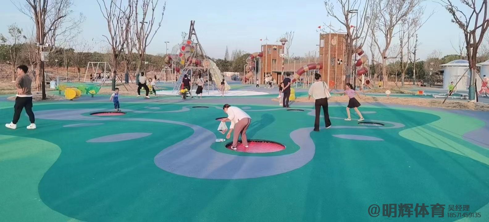 遂宁公园跑道是用什么材料做成的